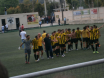 Πανηγυρισμοί από τους παίκτες της Τριγλίας Ραφήνας